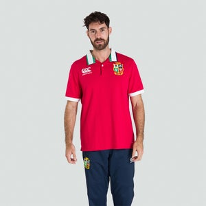 Mens British & Irish Lions Short Sleeved Classic Jersey Red
