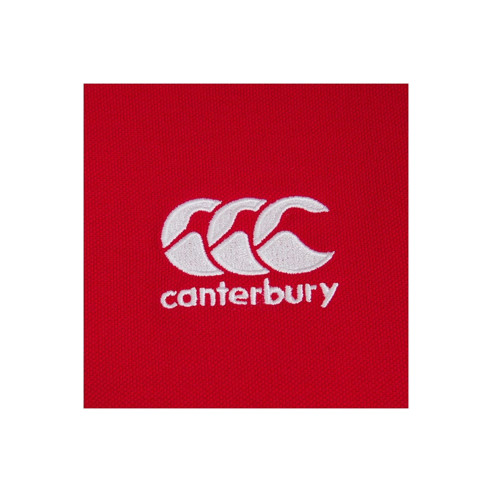 Mens British & Irish Lions Pique Polo Red