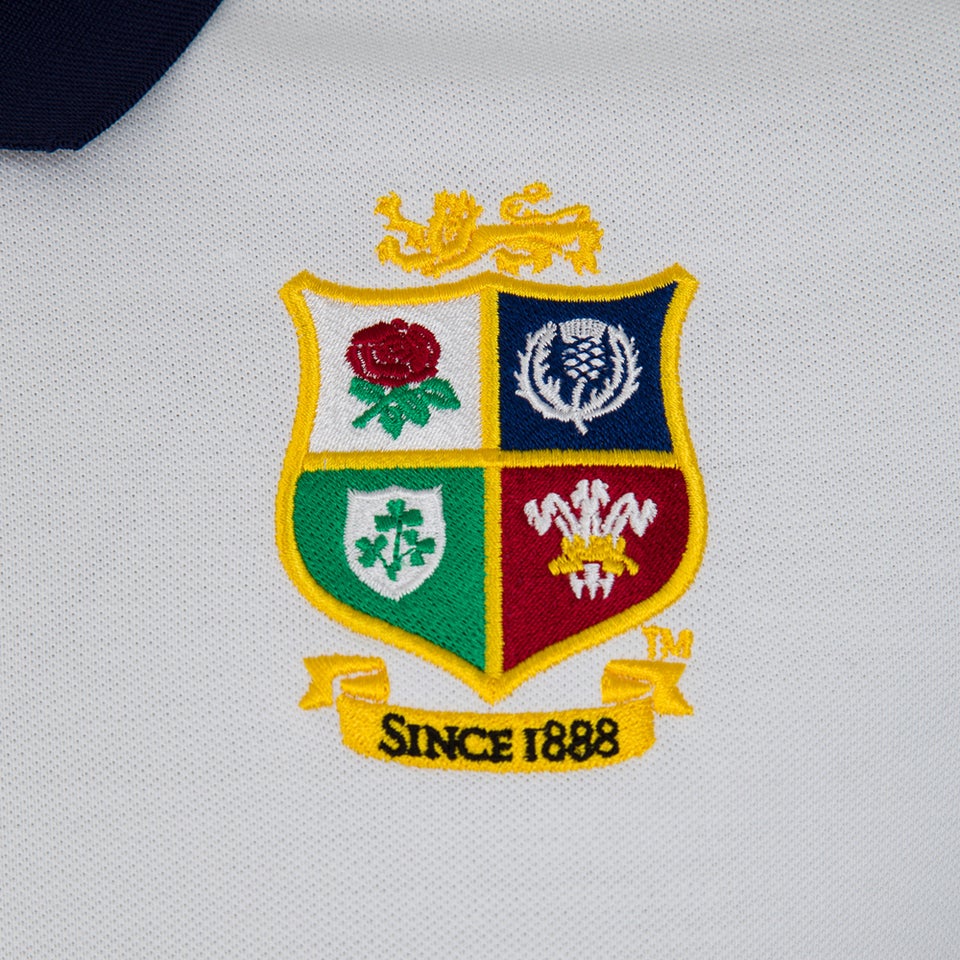 Mens British & Irish Lions Home Nations Polo Shirt White