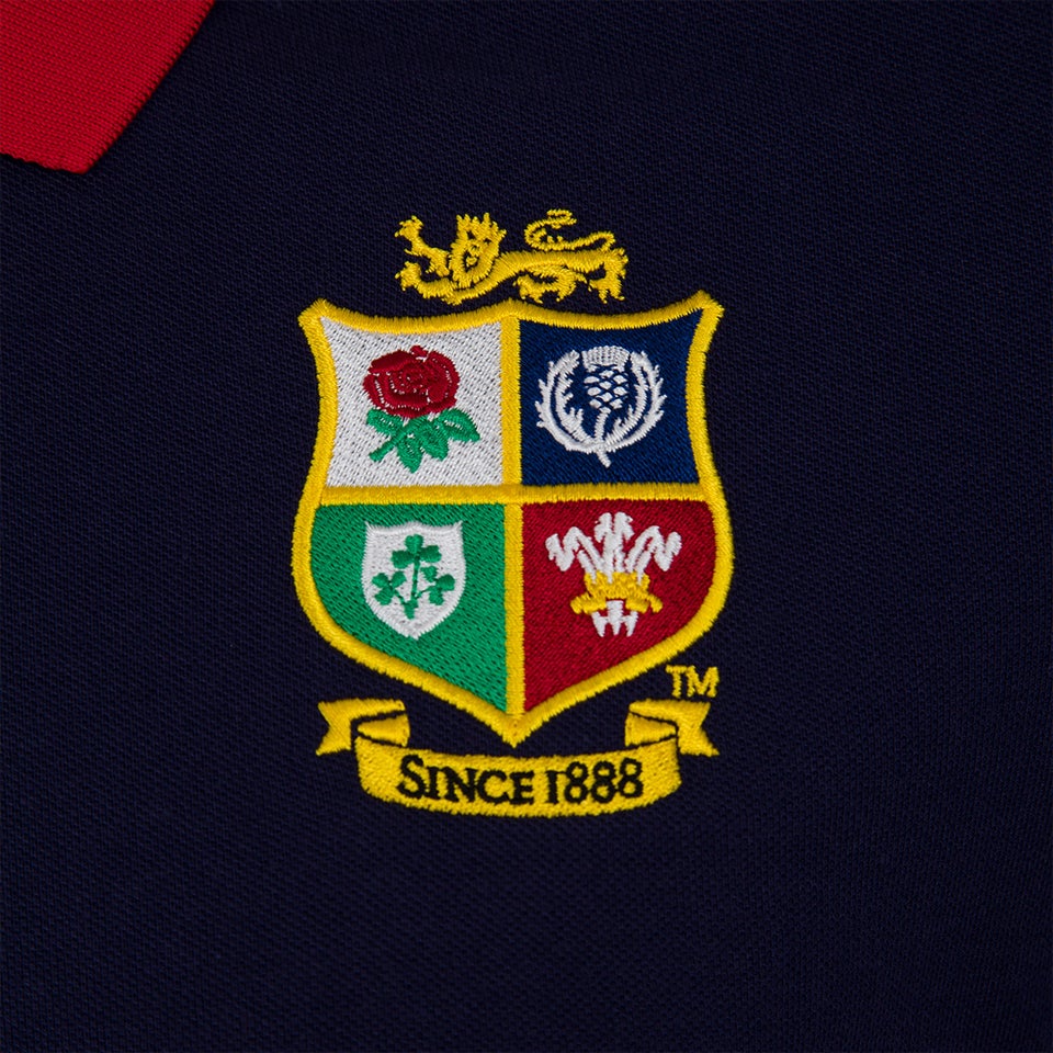 Mens British & Irish Lions Home Nations Polo Shirt Blue