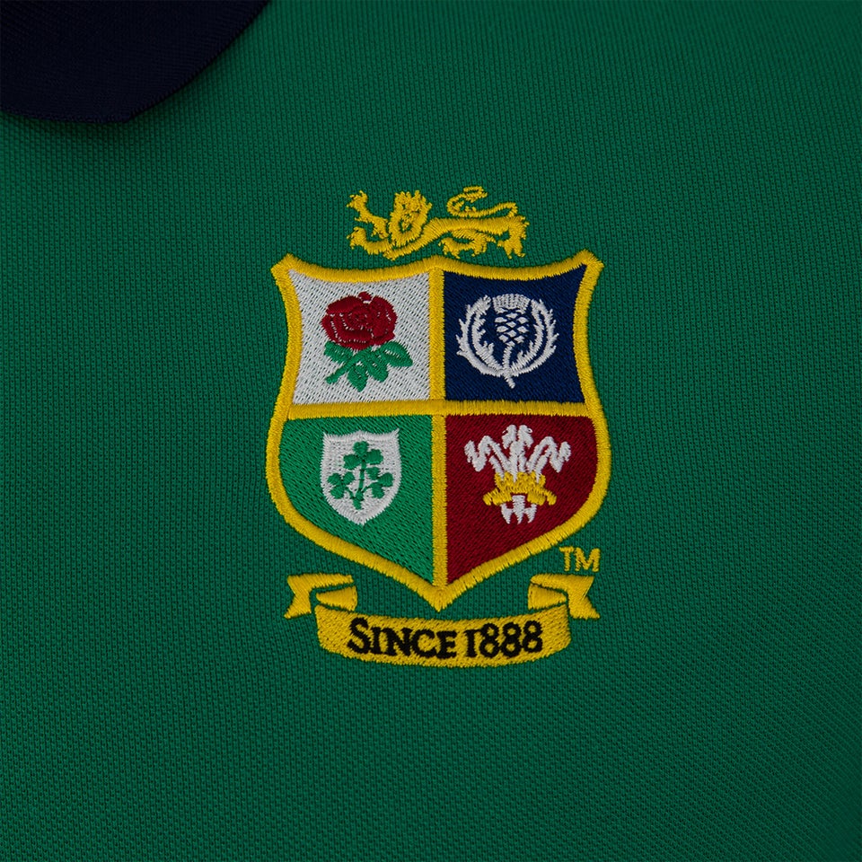 Mens British & Irish Lions Home Nations Polo Shirt Green