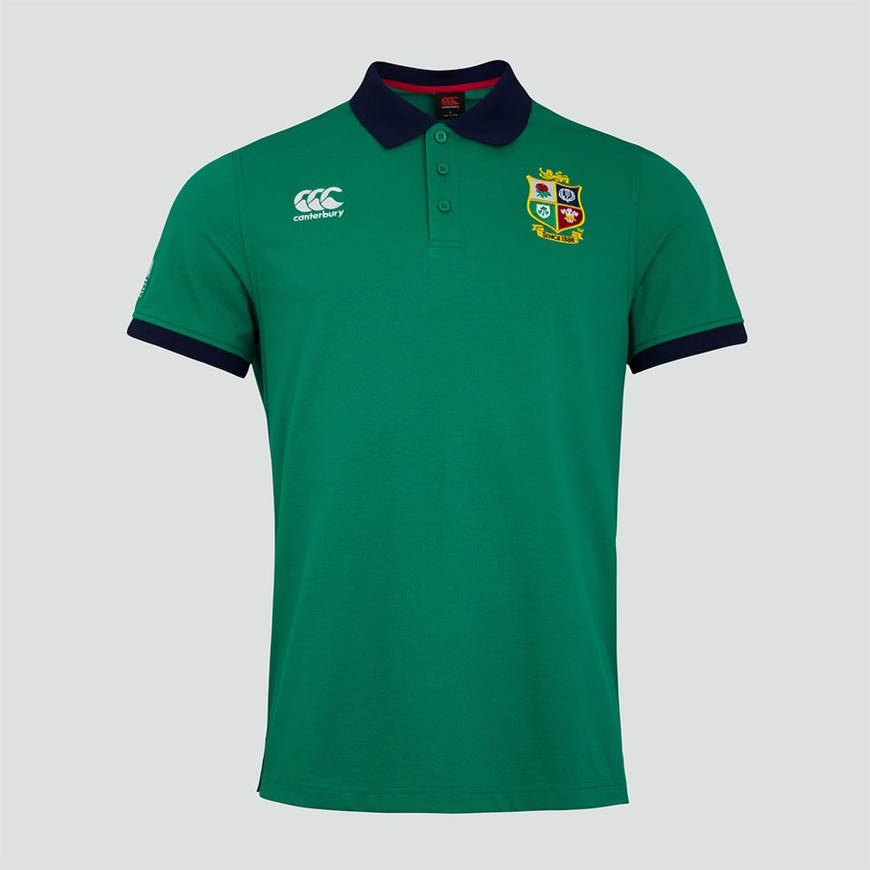 Mens British & Irish Lions Home Nations Polo Shirt Green