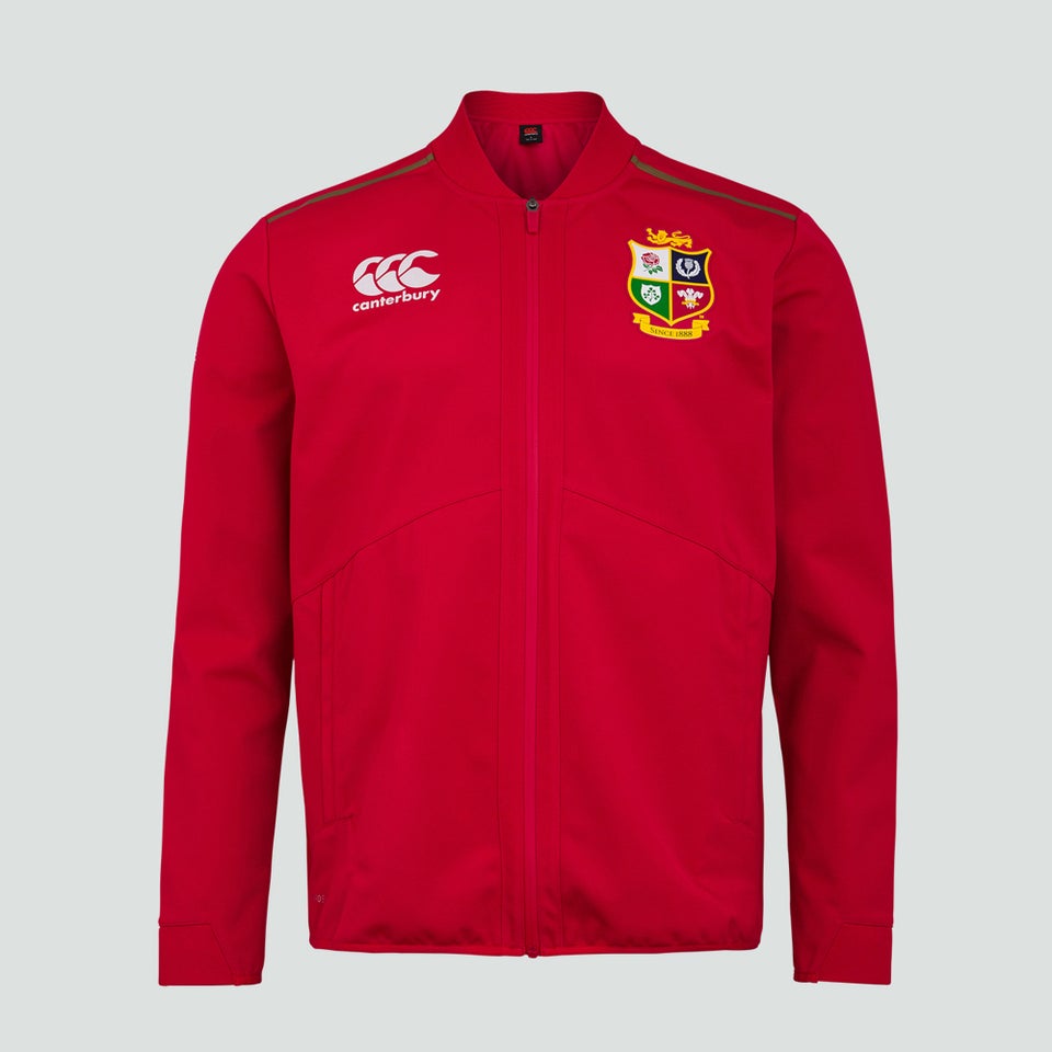 Mens British & Irish Lions Anthem Jacket Red