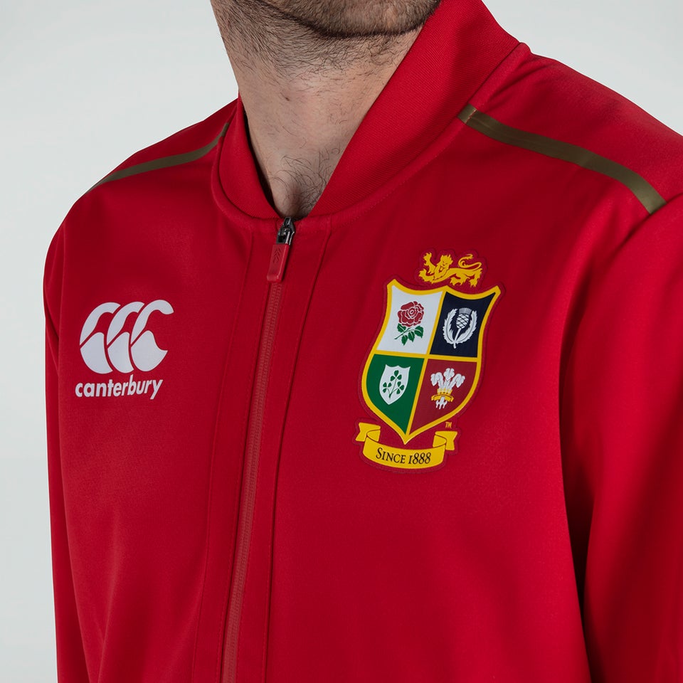 Mens British & Irish Lions Anthem Jacket Red