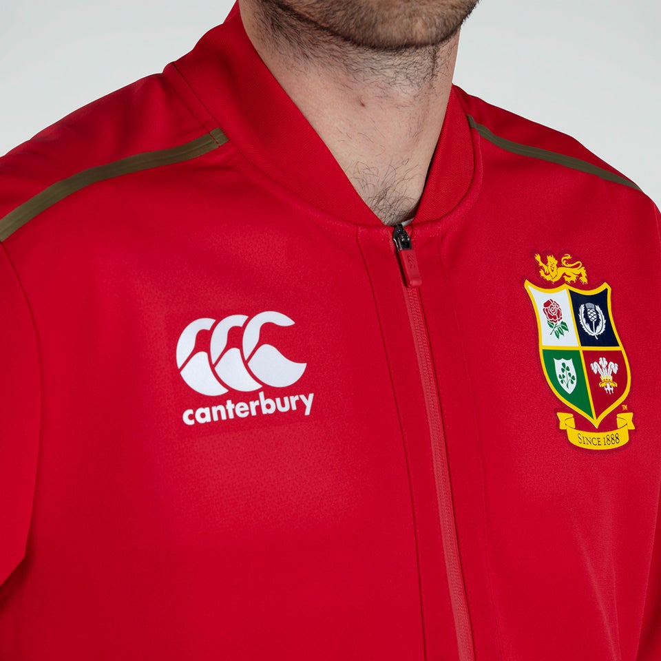 Mens British & Irish Lions Anthem Jacket Red