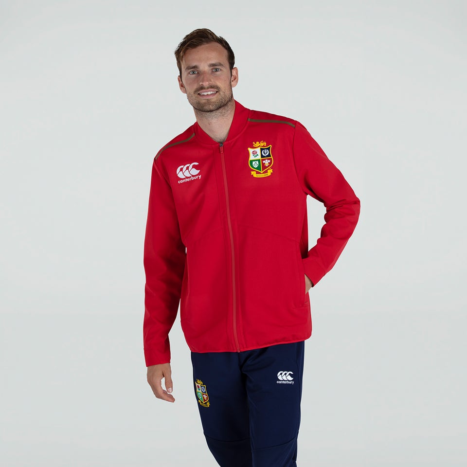 Mens British & Irish Lions Anthem Jacket Red