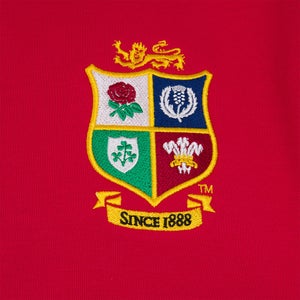 Mens British & Irish Lions Full Zip Tech Hoody Red