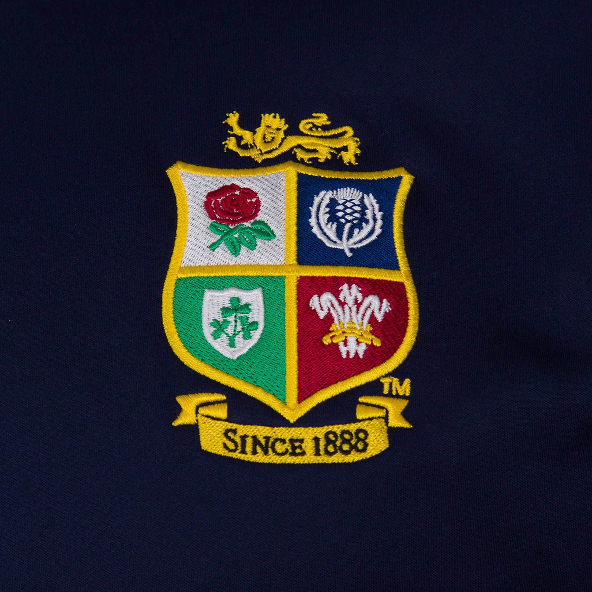 Mens British & Irish Lions Thermoreg 1/4 Zip Fleece Blue | Canterbury