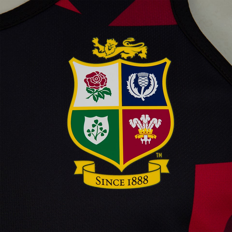 Mens British & Irish Lions Poly Singlet Black