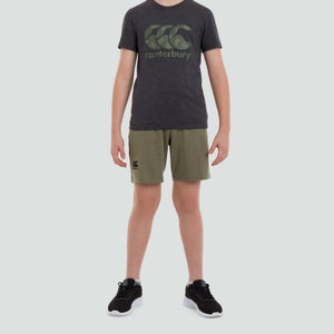 JUNIOR UNISEX COTTON SHORTS GREEN - AGE 6