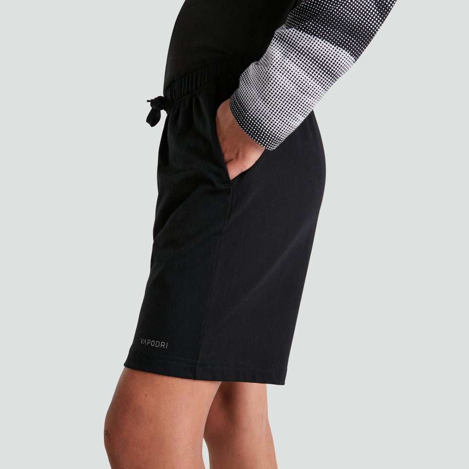 Junior Unisex Cotton Shorts Black