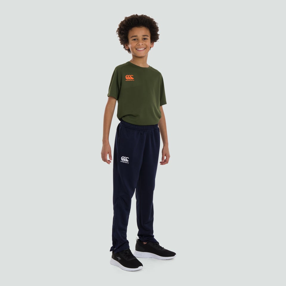 Junior Unisex Vapodri Poly Knit Pants Navy