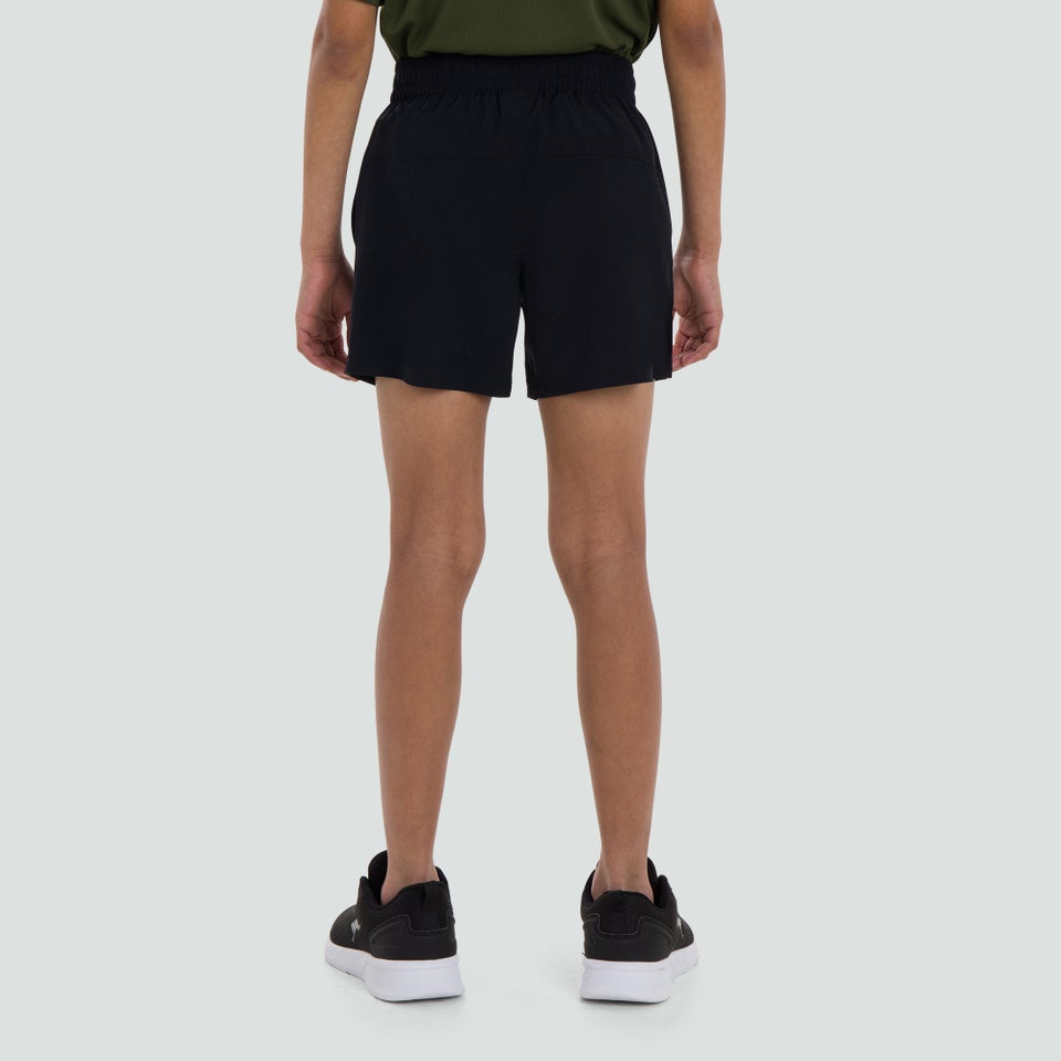 Junior Unisex Woven Shorts Black