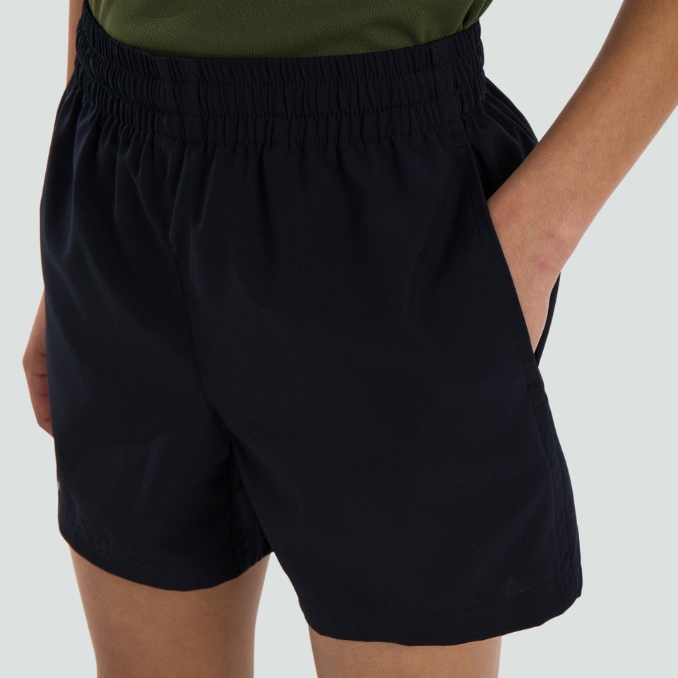 Junior Unisex Woven Shorts Black