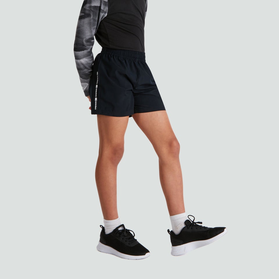 Junior Unisex Woven Shorts Black