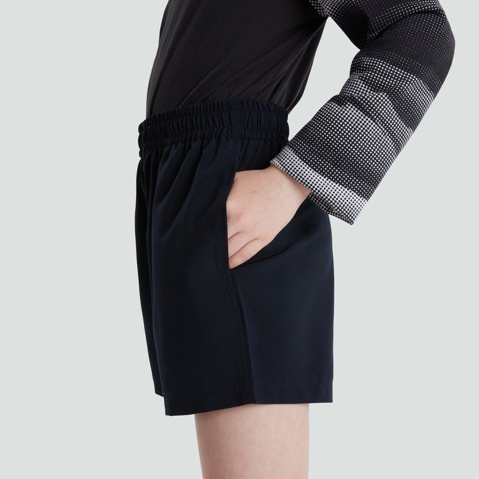 Junior Unisex Woven Shorts Black