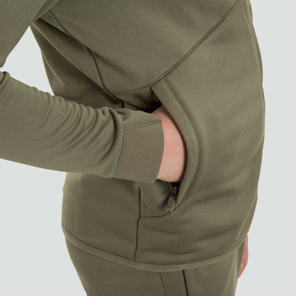 Junior Unisex Full Zip Track Jacket Green