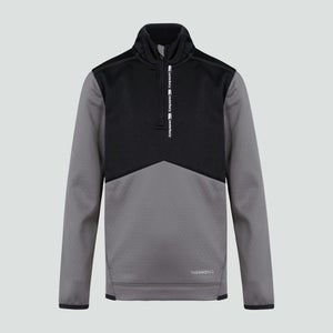Junior Unisex 1/4 Zip Top Grey