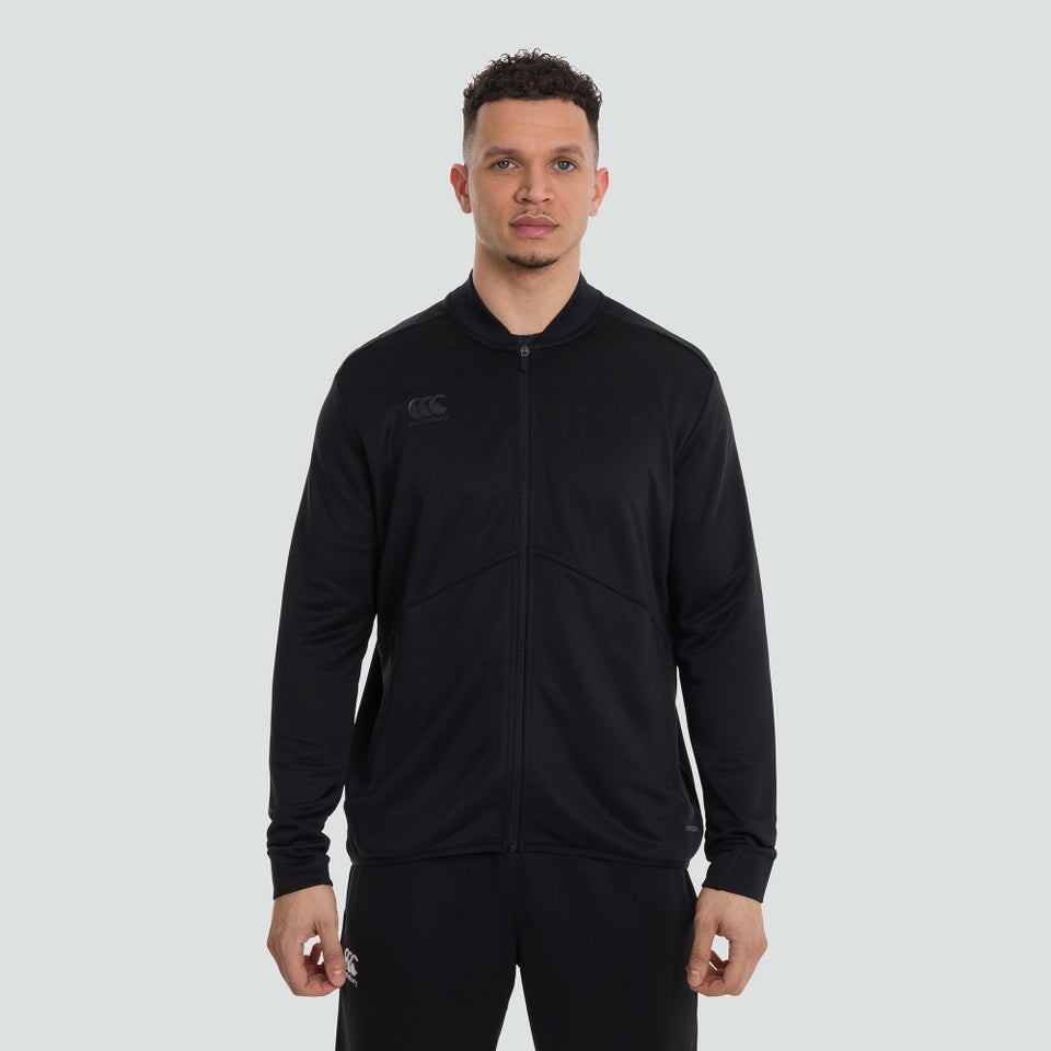 Mens Full Zip Track Jacket Black