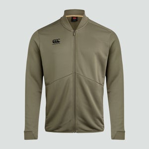 Mens Full Zip Track Jacket Green