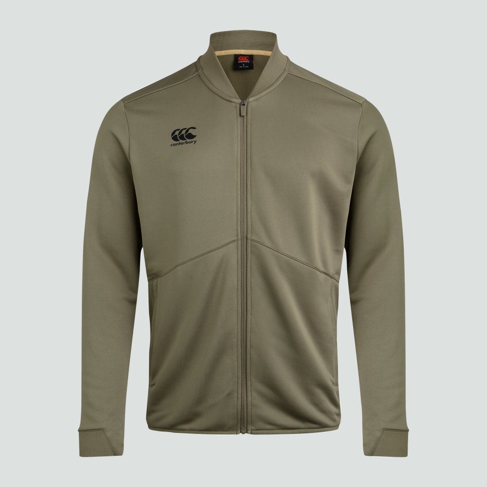 Mens Full Zip Track Jacket Green