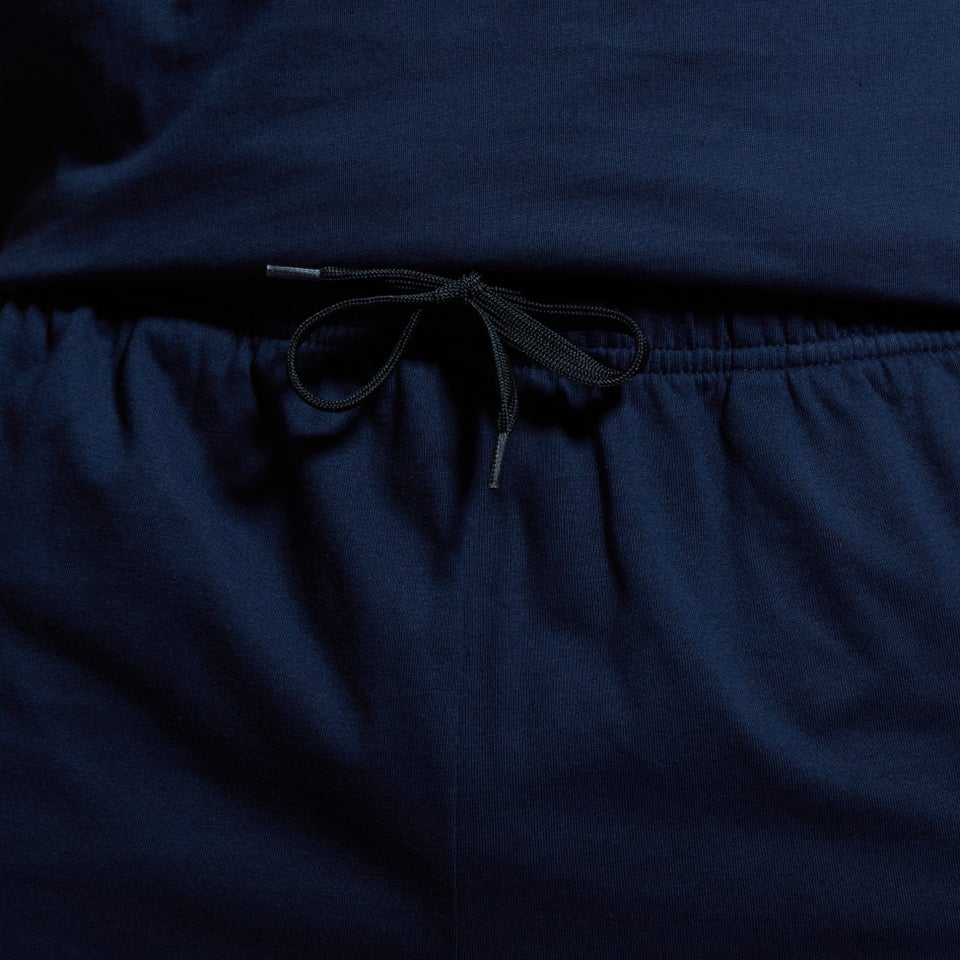 Mens Cotton Shorts Navy