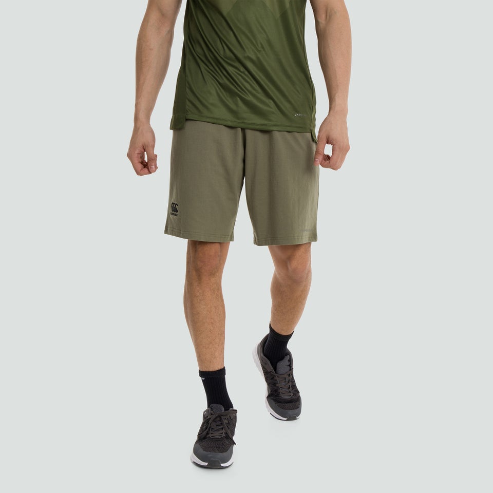Mens Cotton Shorts Green