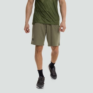 Mens Cotton Shorts Green