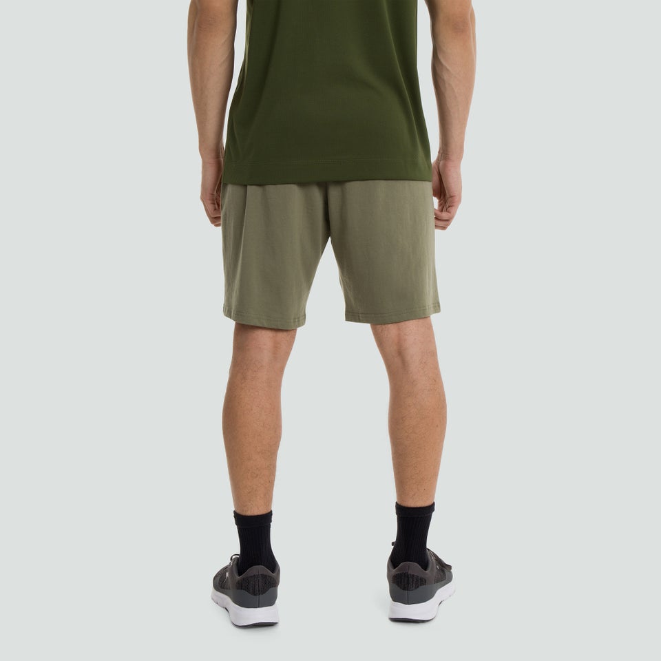 Mens Cotton Shorts Green