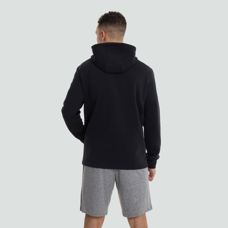 Mens Full Zip Tech Hoody Black