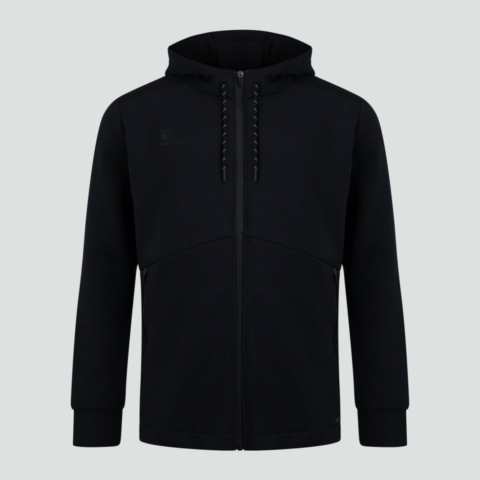 Mens Full Zip Tech Hoody Black