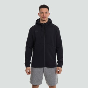 Mens Full Zip Tech Hoody Black