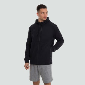 Mens Full Zip Tech Hoody Black