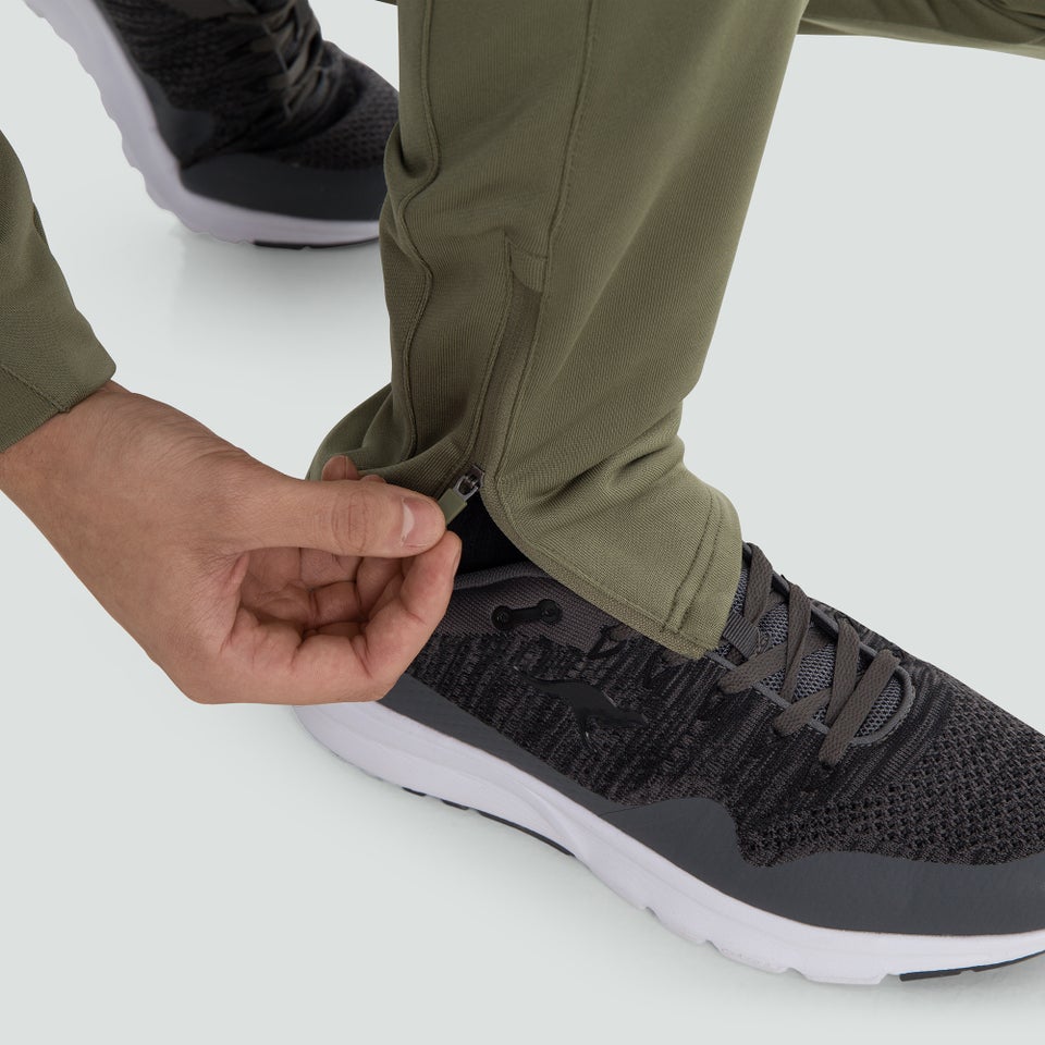 Mens Vapodri Poly Knit Pants Green