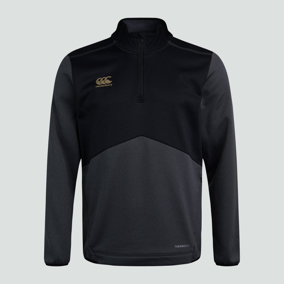 CANTERBURY QZ THERMOREG SPACER FLEECE AM GREY