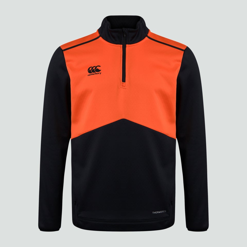 CANTERBURY QZ THERMOREG SPACER FLEECE AM BLACK