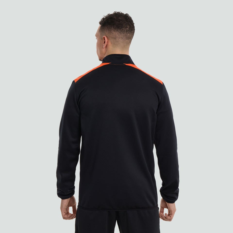 CANTERBURY QZ THERMOREG SPACER FLEECE AM BLACK