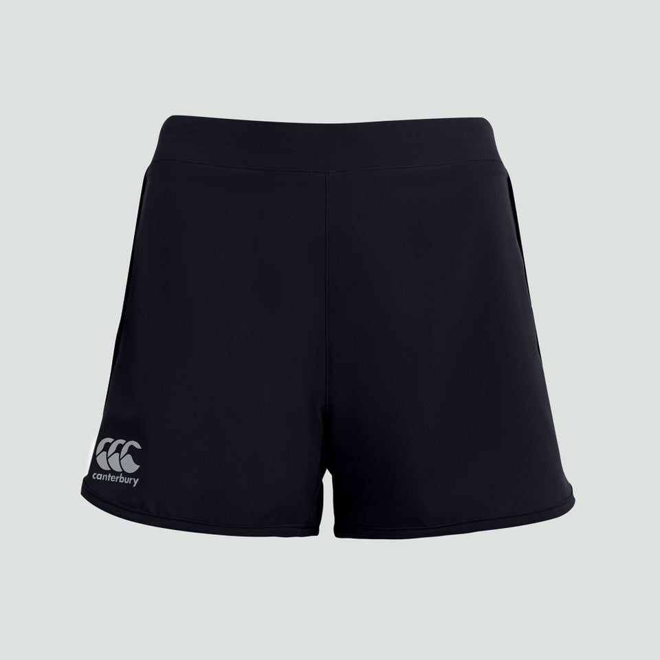 Womens Woven Gym Shorts Black
