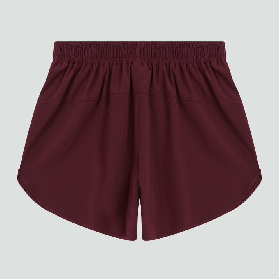 Womens Woven Gym Shorts Purple