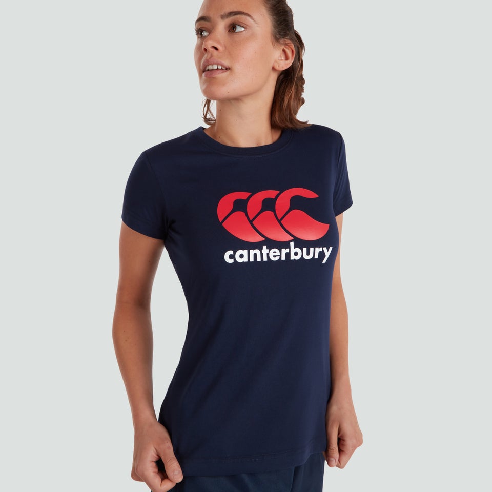 Womens CCC Logo Tee Navy