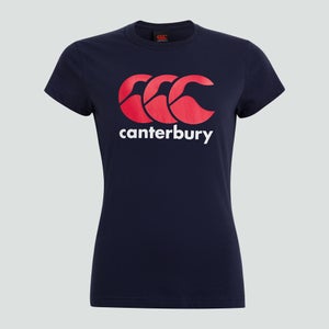 Womens CCC Logo Tee Navy
