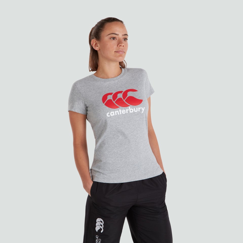 CANTERBURY CCC LOGO TEE AF GREY
