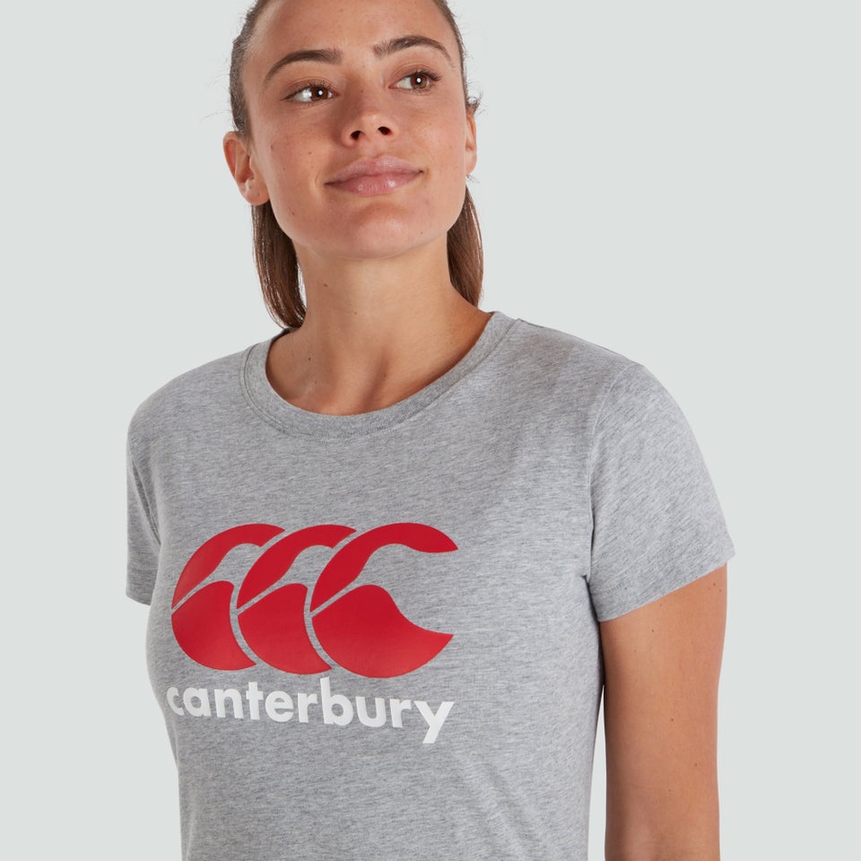 CANTERBURY CCC LOGO TEE AF GREY