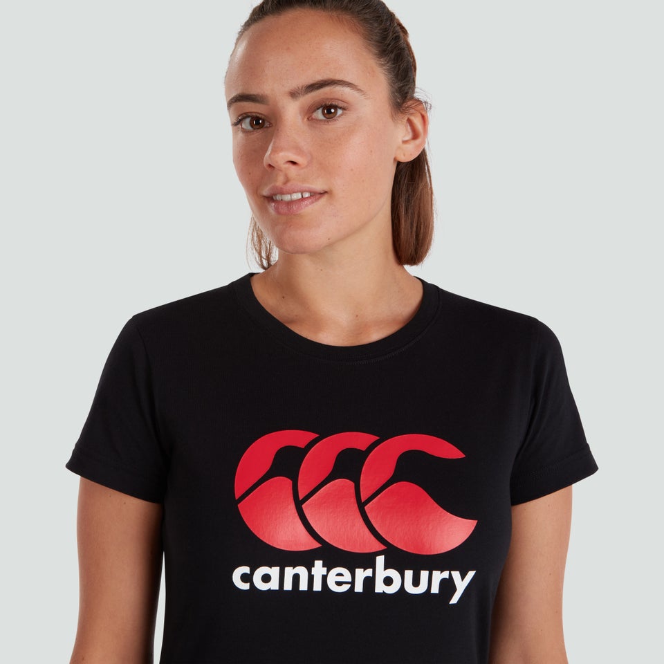 Womens CCC Logo Tee Black