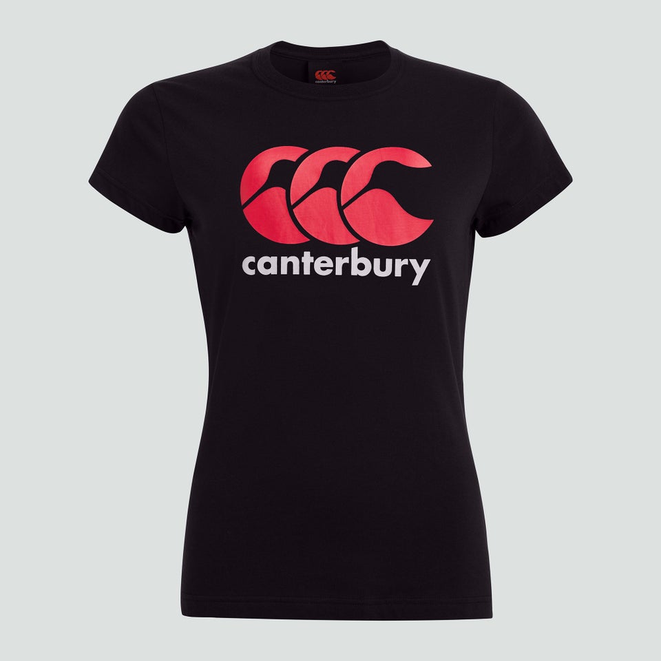 Womens CCC Logo Tee Black