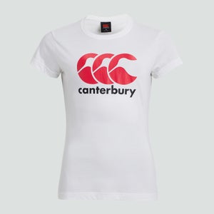 CANTERBURY CCC LOGO TEE AF WHITE