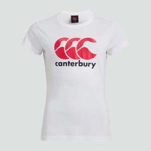 Womens CCC Logo Tee White