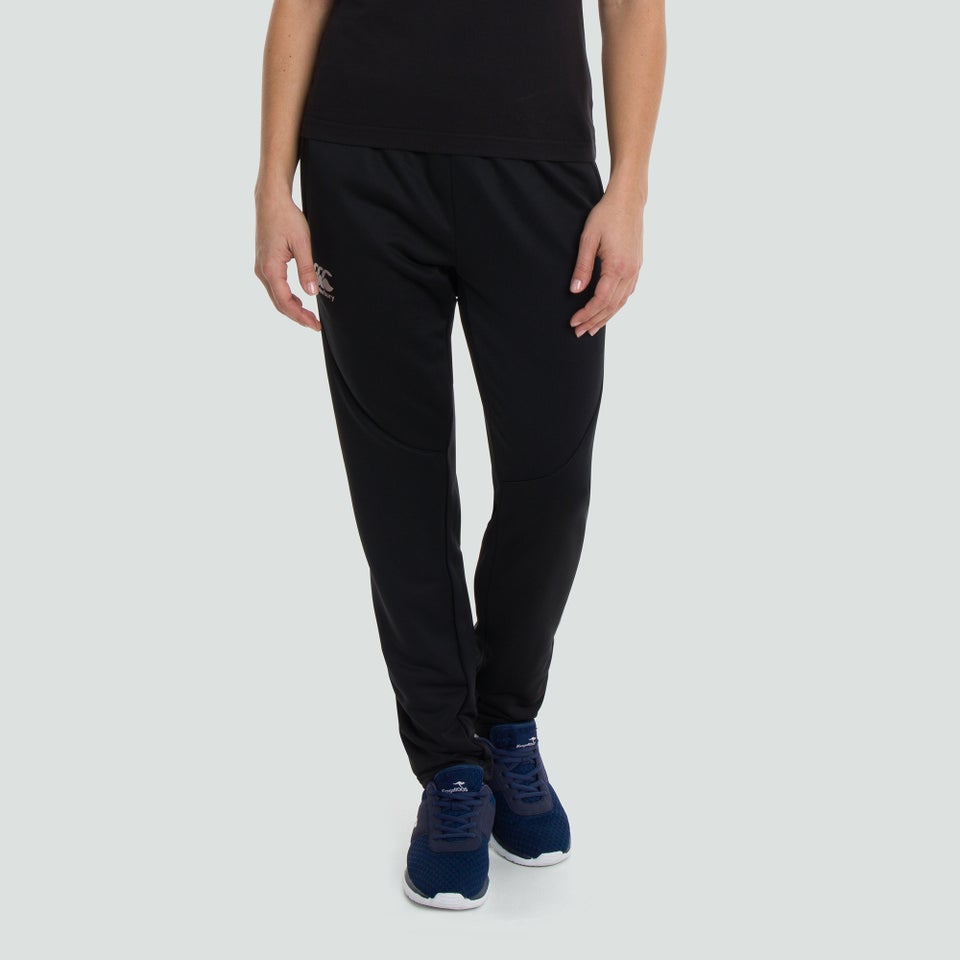 Womens Vapodri Poly Knit Pants Black