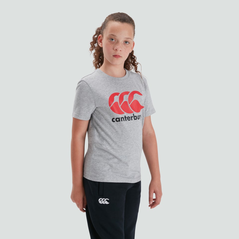 Junior Unisex CCC Logo Tee Grey