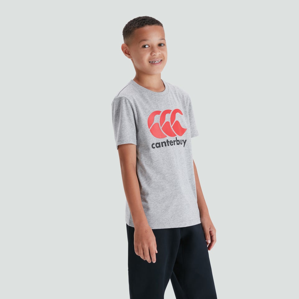 Junior Unisex CCC Logo Tee Grey